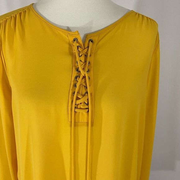 NWT Ruff Hewn Grey Bright Gold Tunic Top - Picture 3 of 9